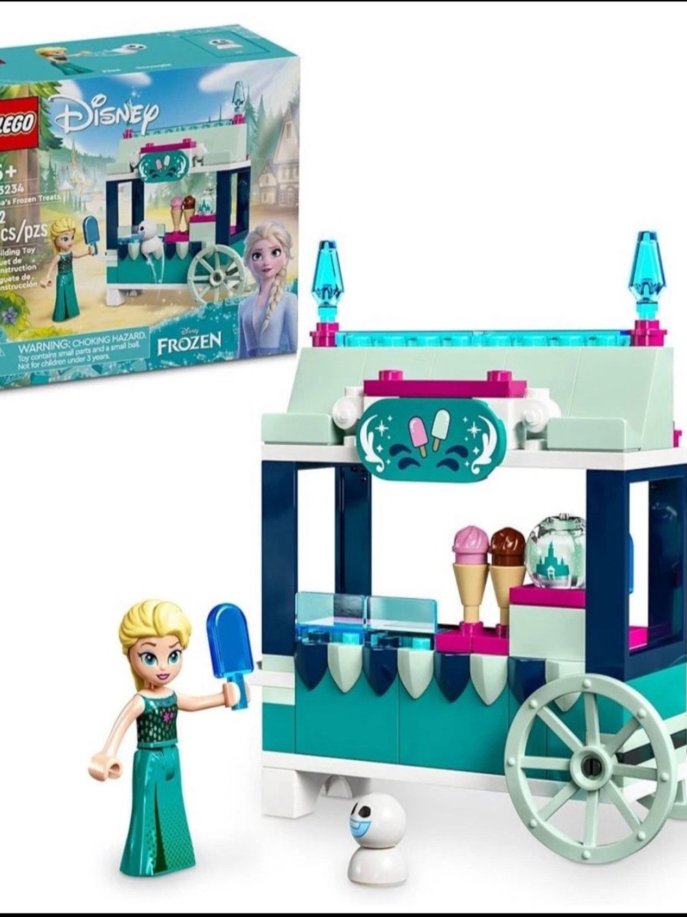 LEGO Disney Frozen Elsa's Frozen Treats Model 43234 Ages 5+ ( 82 Pieces ) #987Q3